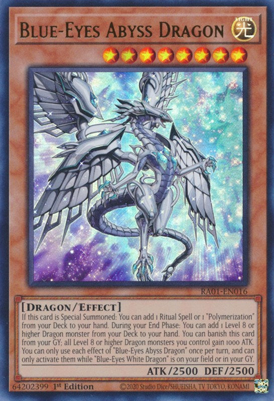 Blue-Eyes Abyss Dragon [RA01-EN016] Ultra Rare | Good Games Adelaide SA