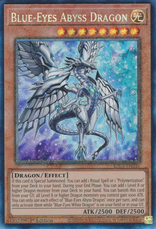 Blue-Eyes Abyss Dragon [RA01-EN016] Prismatic Collector's Rare | Good Games Adelaide SA