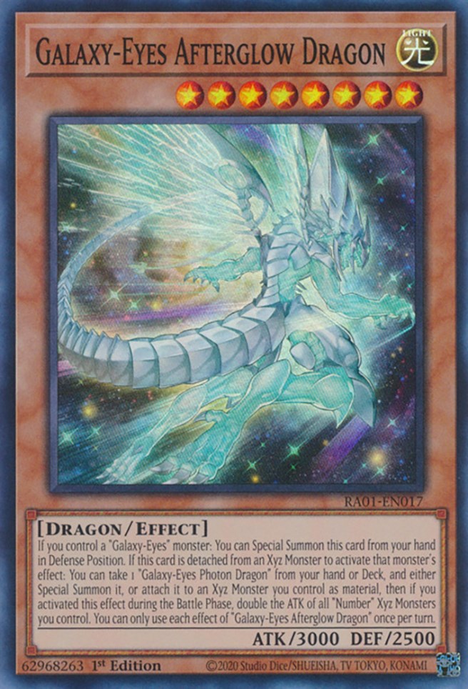 Galaxy-Eyes Afterglow Dragon [RA01-EN017] Super Rare | Good Games Adelaide SA