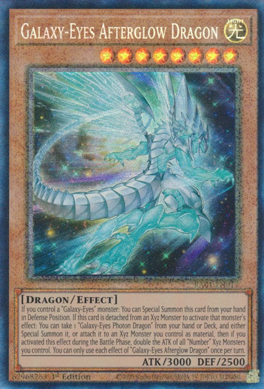 Galaxy-Eyes Afterglow Dragon [RA01-EN017] Prismatic Collector's Rare | Good Games Adelaide SA