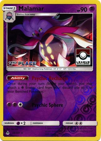 Malamar (51/131) (League Promo 2nd Place) [Sun & Moon: Forbidden Light] | Good Games Adelaide SA