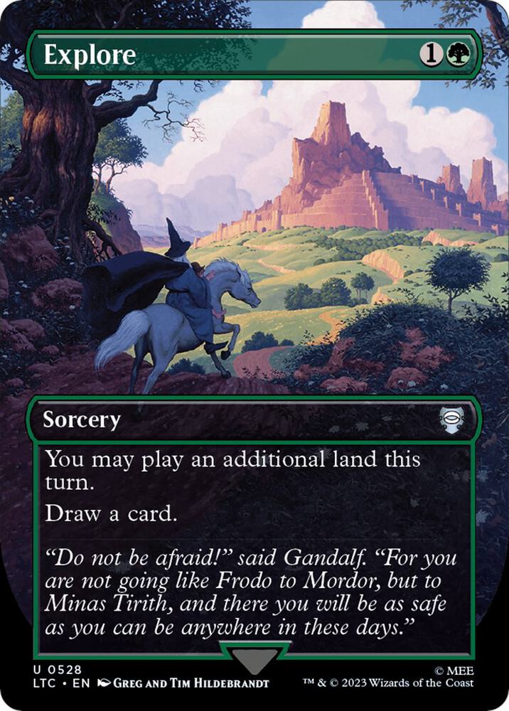Explore 528 (Commander: The Lord of the Rings: Tales of Middle-earth)  - Borderless | Good Games Adelaide SA