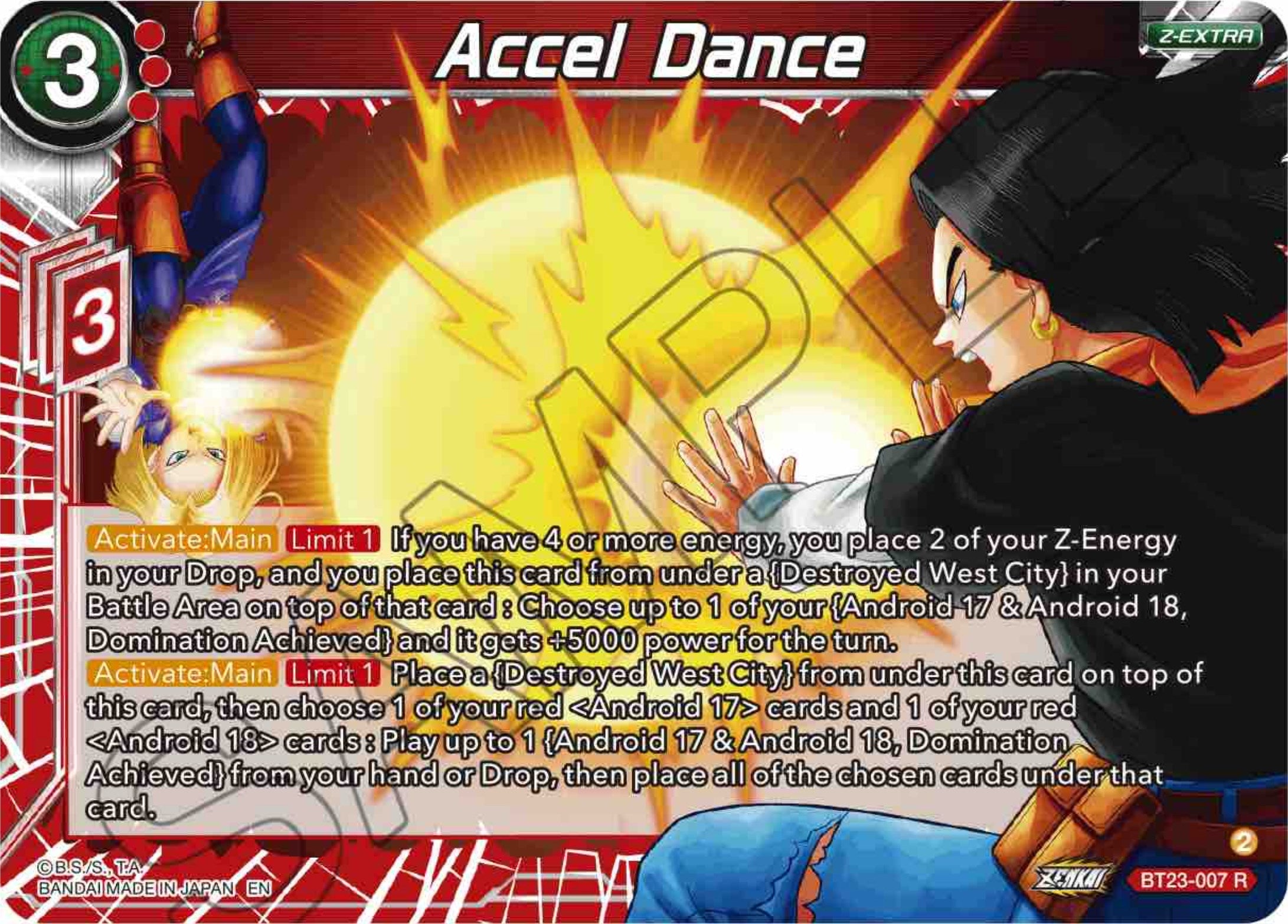 Accel Dance (BT23-007) [Perfect Combination] | Good Games Adelaide SA