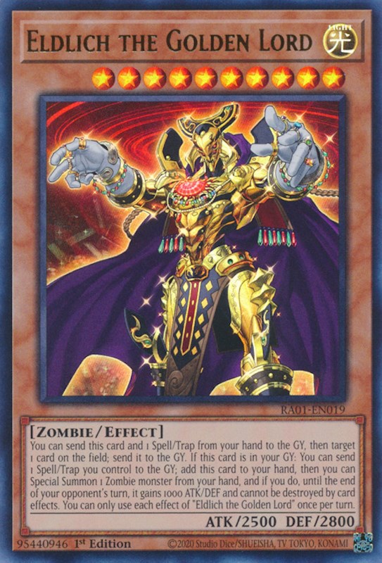 Eldlich the Golden Lord [RA01-EN019] Ultra Rare | Good Games Adelaide SA