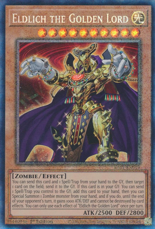 Eldlich the Golden Lord [RA01-EN019] Prismatic Collector's Rare | Good Games Adelaide SA