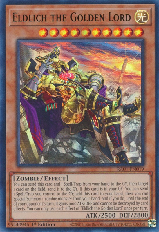Eldlich the Golden Lord (Alternate Art) [RA01-EN019] Ultra Rare | Good Games Adelaide SA