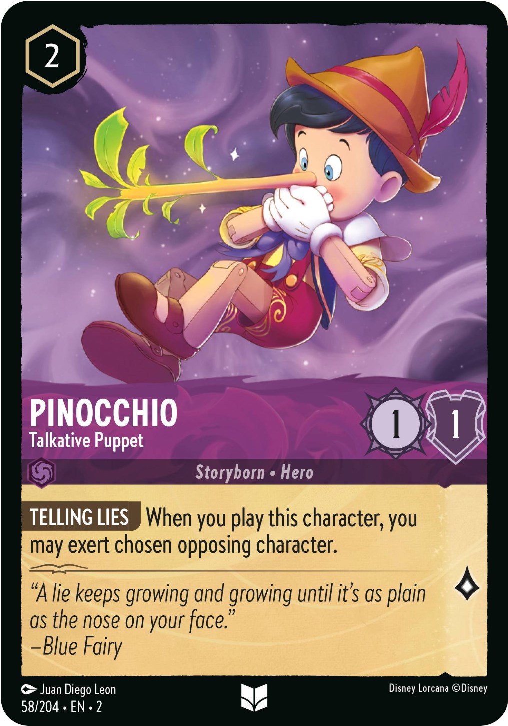 Pinocchio - Talkative Puppet (58/204) [Rise of the Floodborn] | Good Games Adelaide SA