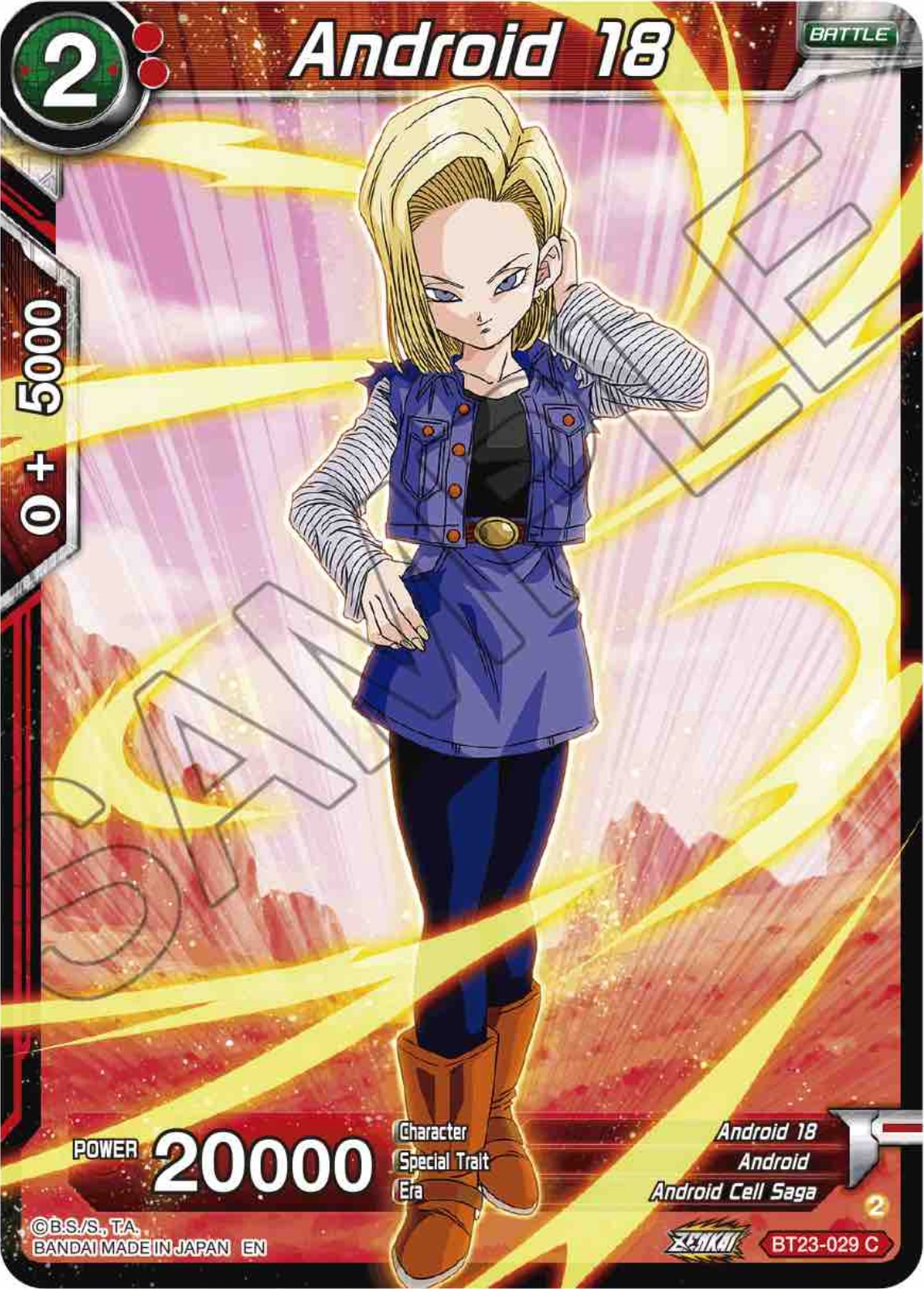 Android 18 (BT23-029) [Perfect Combination] | Good Games Adelaide SA