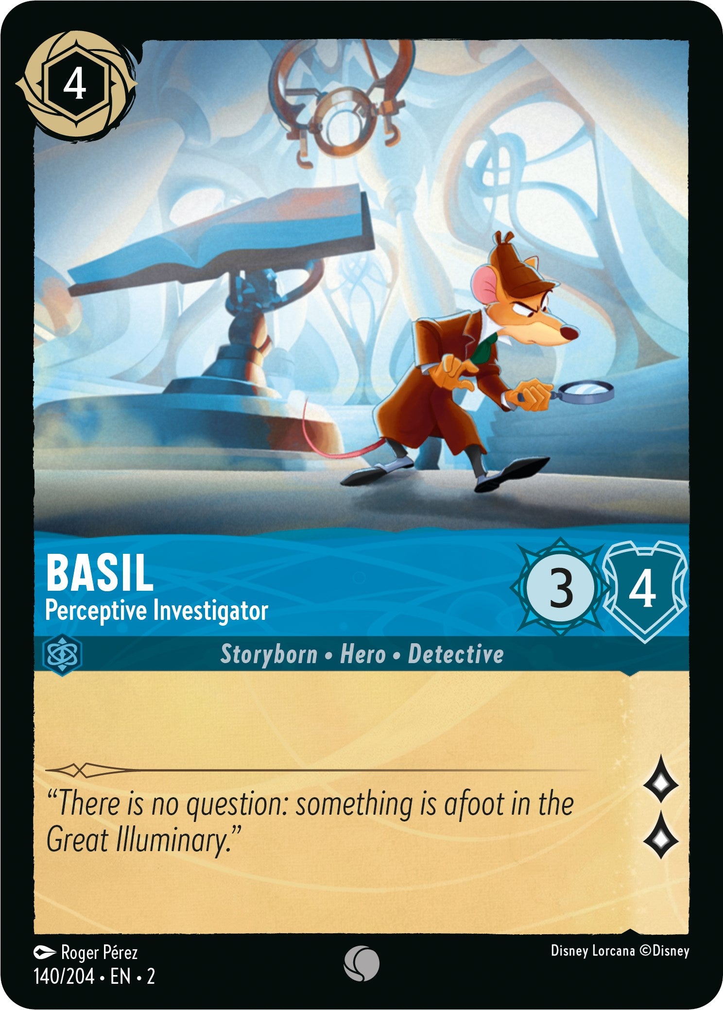 Basil - Perceptive Investigator (140/204) [Rise of the Floodborn] | Good Games Adelaide SA