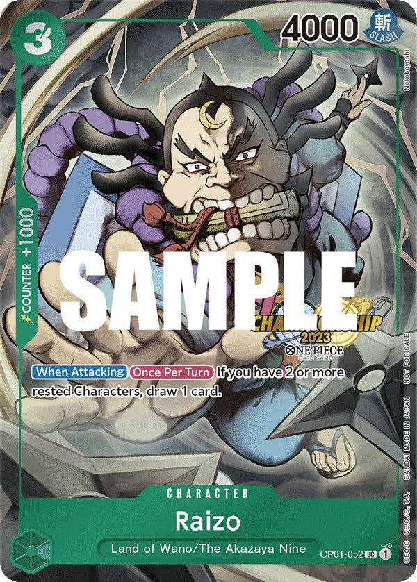 Raizo (CS 2023 Event Pack) [One Piece Promotion Cards] | Good Games Adelaide SA