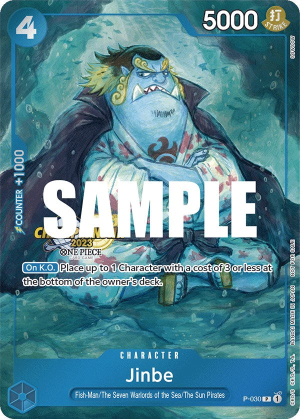 Jinbe (CS 2023 Event Pack) [One Piece Promotion Cards] | Good Games Adelaide SA