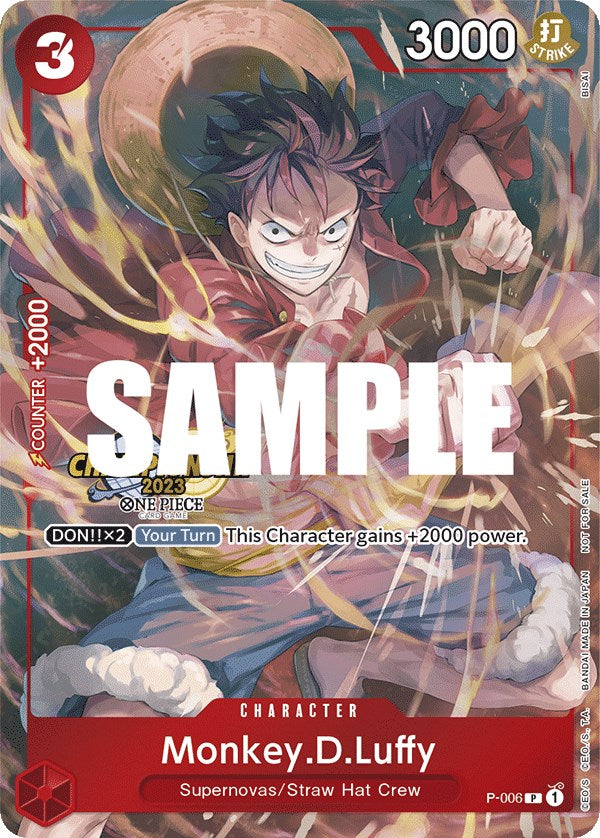 Monkey.D.Luffy (CS 2023 Celebration Pack) [One Piece Promotion Cards] | Good Games Adelaide SA