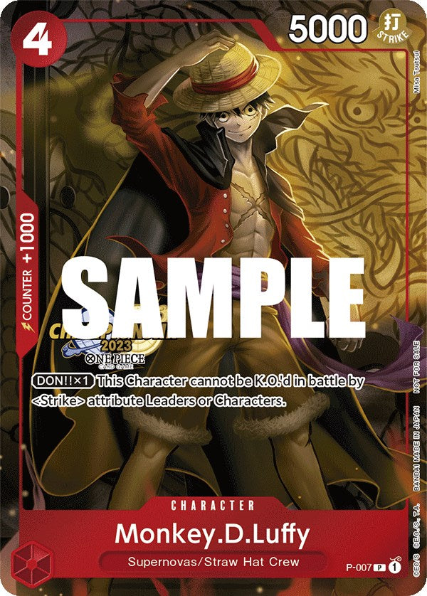 Monkey.D.Luffy (CS 2023 Celebration Pack) [One Piece Promotion Cards] | Good Games Adelaide SA