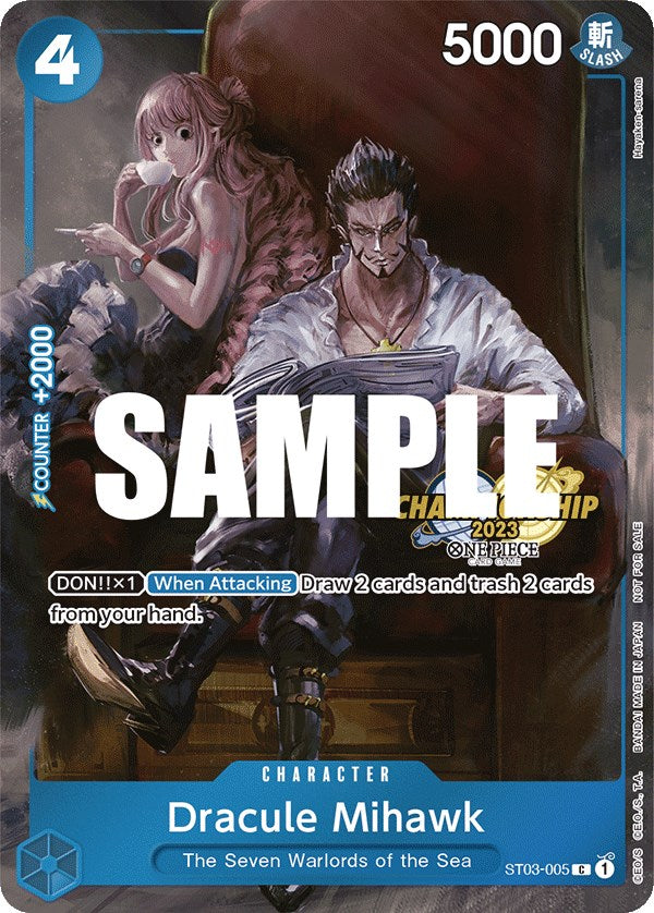 Dracule Mihawk (CS 2023 Celebration Pack) [One Piece Promotion Cards] | Good Games Adelaide SA