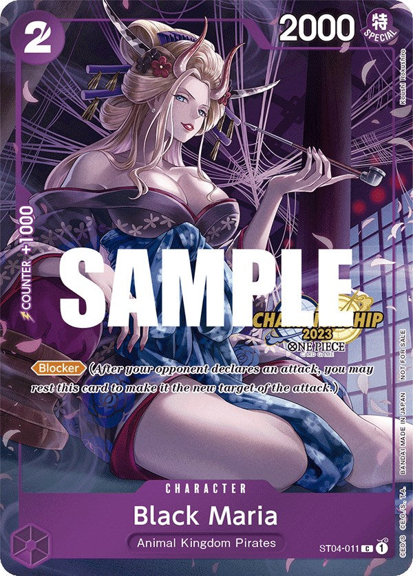 Black Maria (CS 2023 Celebration Pack) [One Piece Promotion Cards] | Good Games Adelaide SA