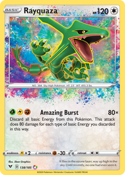 Rayquaza (138/185) [Sword & Shield: Vivid Voltage] | Good Games Adelaide SA