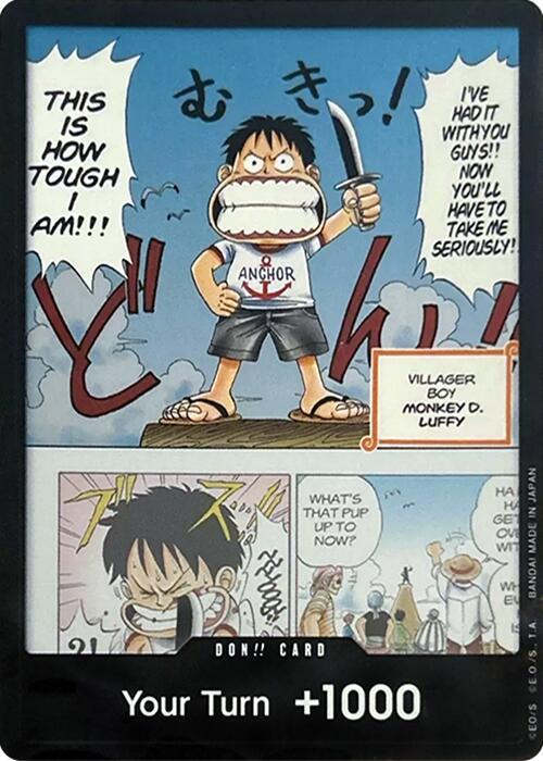 DON!! Card (Young Luffy) (Devil Fruits Collection Vol. 1) [One Piece Promotion Cards] | Good Games Adelaide SA