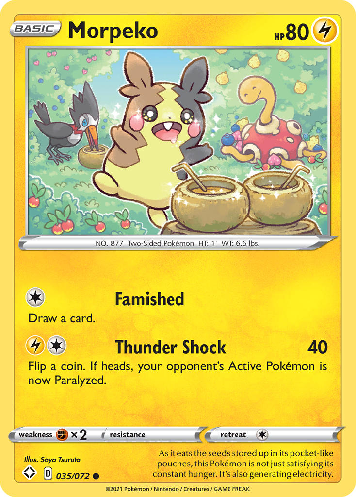 Morpeko (035/072) [Sword & Shield: Shining Fates] | Good Games Adelaide SA