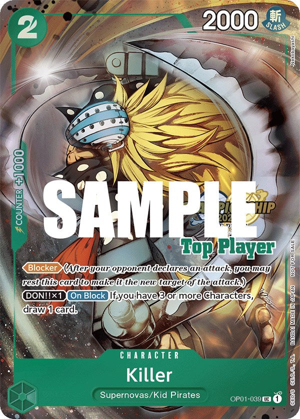 Killer (CS 2023 Top Players Pack) [One Piece Promotion Cards] | Good Games Adelaide SA