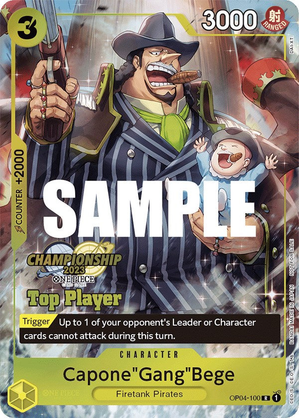 Capone"Gang"Bege (CS 2023 Top Players Pack) [One Piece Promotion Cards] | Good Games Adelaide SA