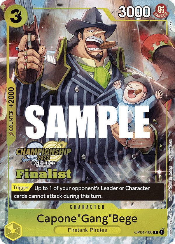 Capone"Gang"Bege (CS 2023 Top Players Pack) [Finalist] [One Piece Promotion Cards] | Good Games Adelaide SA