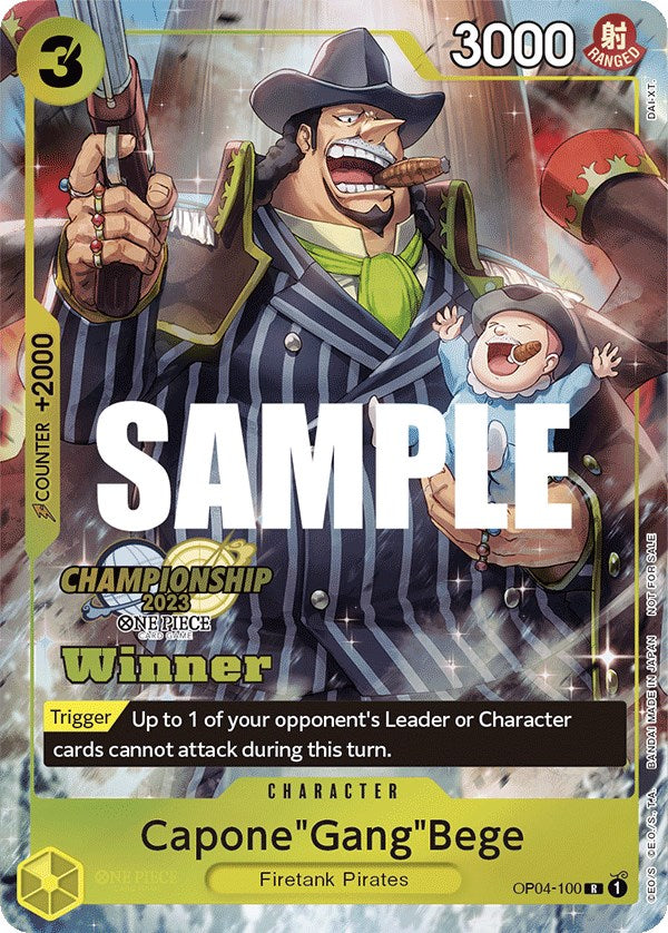 Capone"Gang"Bege (CS 2023 Top Players Pack) [Winner] [One Piece Promotion Cards] | Good Games Adelaide SA