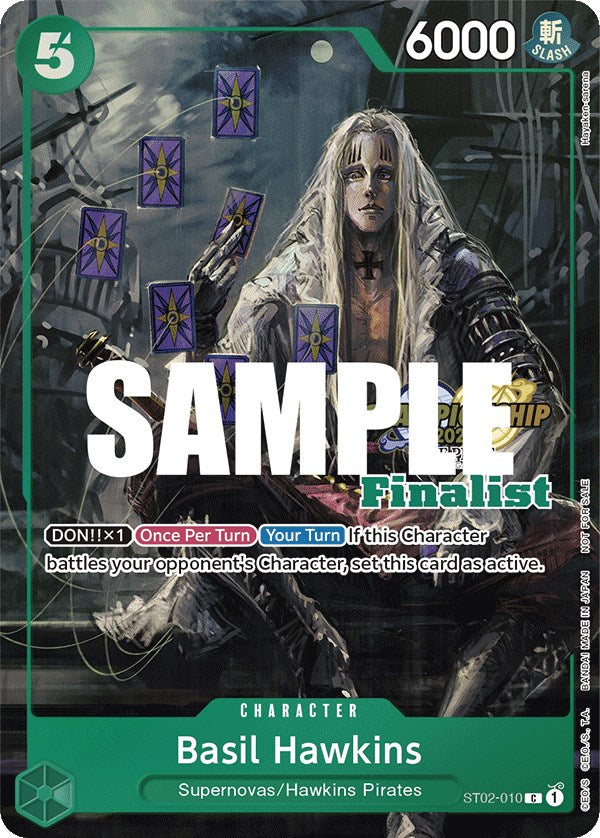 Basil Hawkins (CS 2023 Top Players Pack) [Finalist] [One Piece Promotion Cards] | Good Games Adelaide SA