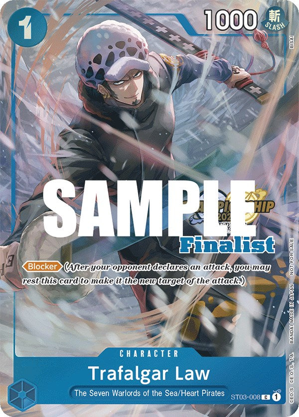 Trafalgar Law (CS 2023 Top Players Pack) [Finalist] [One Piece Promotion Cards] | Good Games Adelaide SA