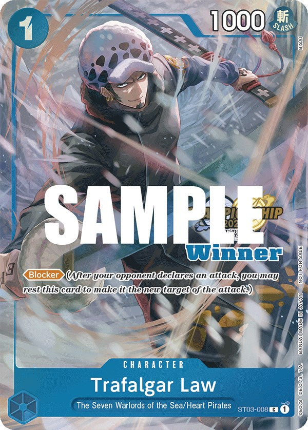 Trafalgar Law (CS 2023 Top Players Pack) [Winner] [One Piece Promotion Cards] | Good Games Adelaide SA