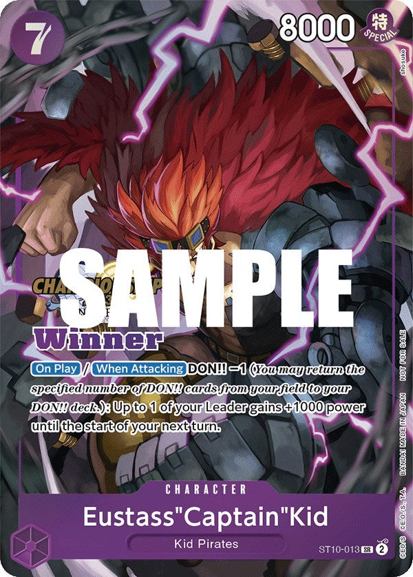 Eustass"Captain"Kid (CS 2023 Top Players Pack) [Winner] [One Piece Promotion Cards] | Good Games Adelaide SA