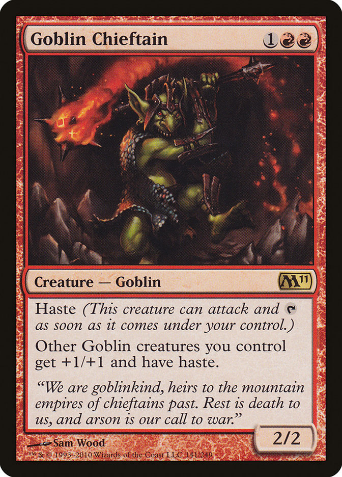 Goblin Chieftain [Magic 2011] | Good Games Adelaide SA