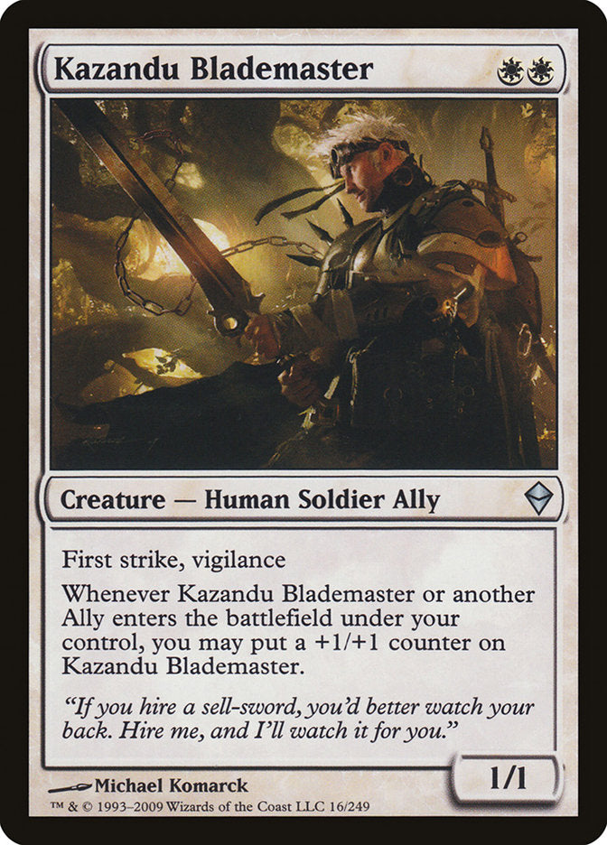 Kazandu Blademaster [Zendikar] | Good Games Adelaide SA