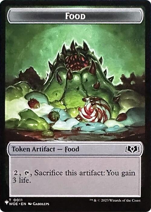 Food Plant Double Sided Token 11 // 8 (The List Reprints)  | Good Games Adelaide SA