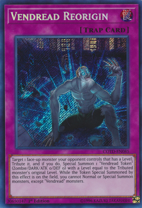 Vendread Reorigin [COTD-EN085] Secret Rare | Good Games Adelaide SA