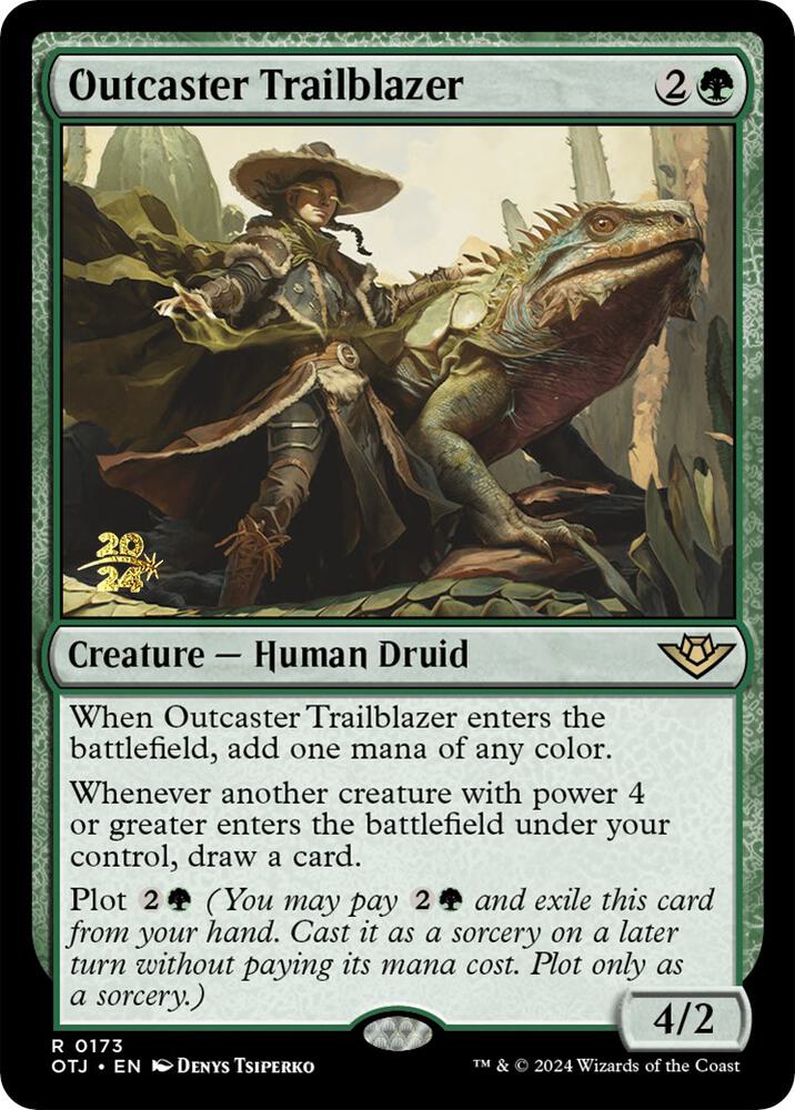 Outcaster Trailblazer 173 (Prerelease Cards)  - Foil | Good Games Adelaide SA