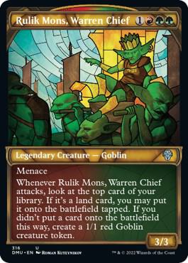 Rulik Mons Warren Chief Showcase 316 (Dominaria United)  - Foil | Good Games Adelaide SA