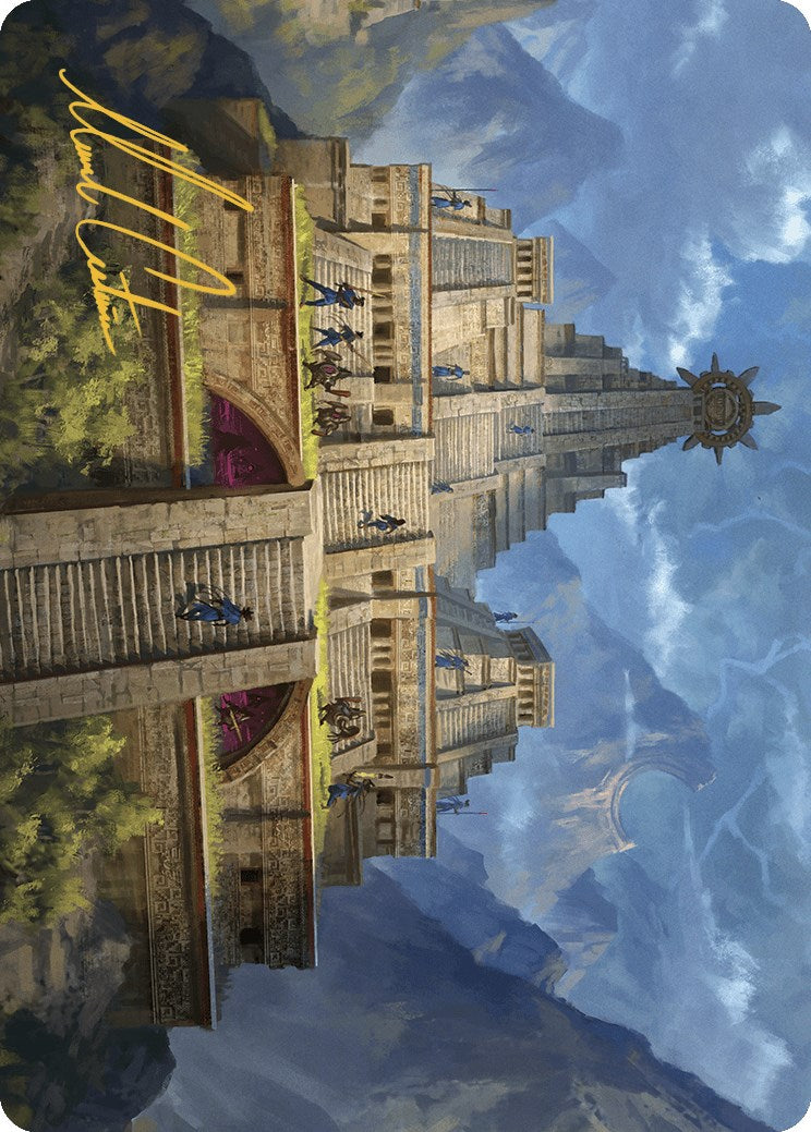 Barracks of the Thousand Art Card (Gold-Stamped Signature) [The Lost Caverns of Ixalan Art Series] | Good Games Adelaide SA