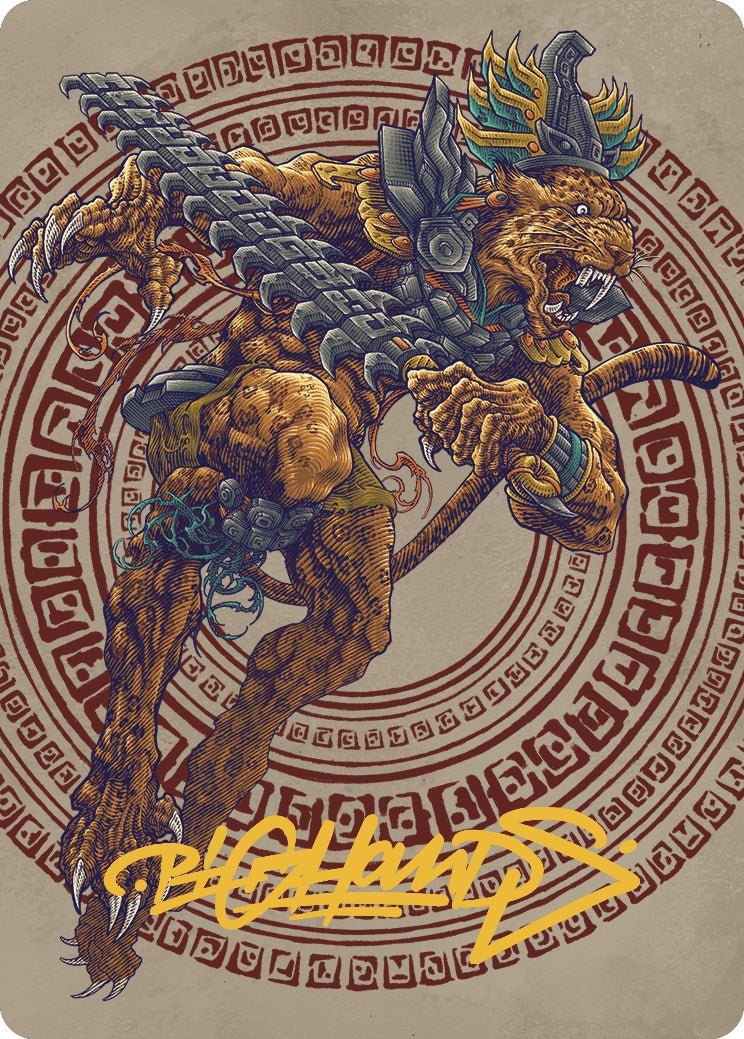 Sovereign Okinec Ahau Art Card (Gold-Stamped Signature) [The Lost Caverns of Ixalan Art Series] | Good Games Adelaide SA