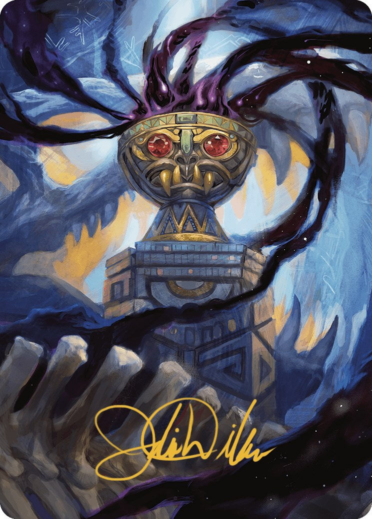 Chalice of the Void Art Card (Gold-Stamped Signature) [The Lost Caverns of Ixalan Art Series] | Good Games Adelaide SA