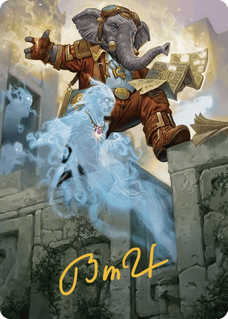 Quintorius Kand Art Card (37/81) (Gold-Stamped Signature) [The Lost Caverns of Ixalan Art Series] | Good Games Adelaide SA