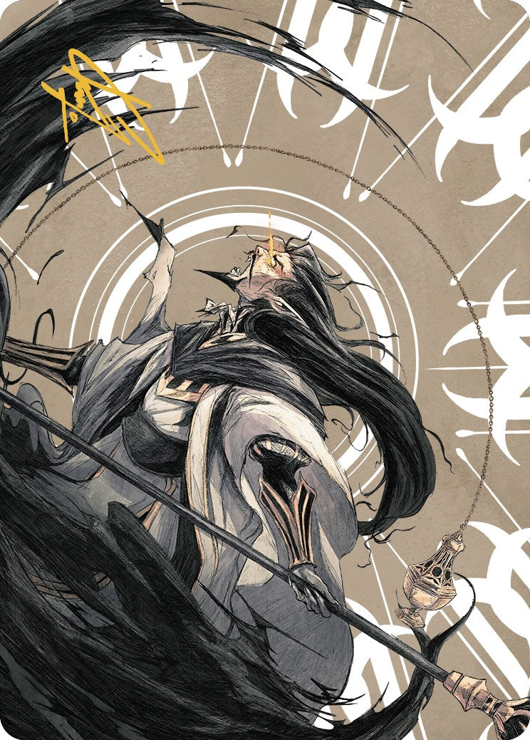 Clavileno, First of the Blessed Art Card (73/81) (Gold-Stamped Signature) [The Lost Caverns of Ixalan Art Series] | Good Games Adelaide SA