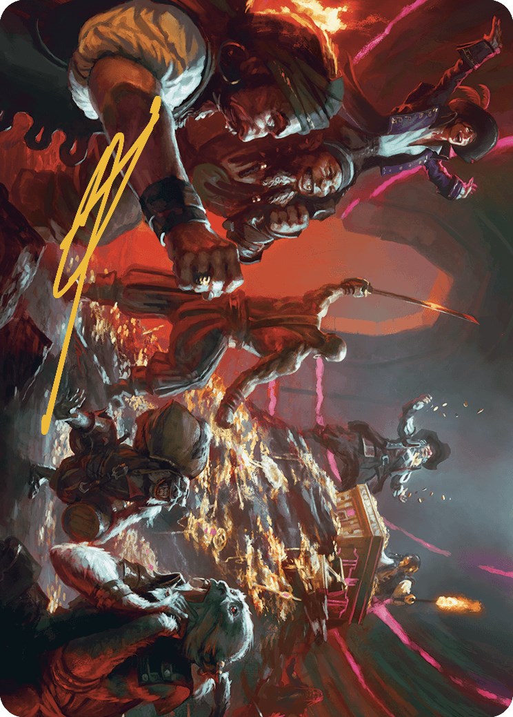 Hit the Mother Lode Art Card (Gold-Stamped Signature) [The Lost Caverns of Ixalan Art Series] | Good Games Adelaide SA