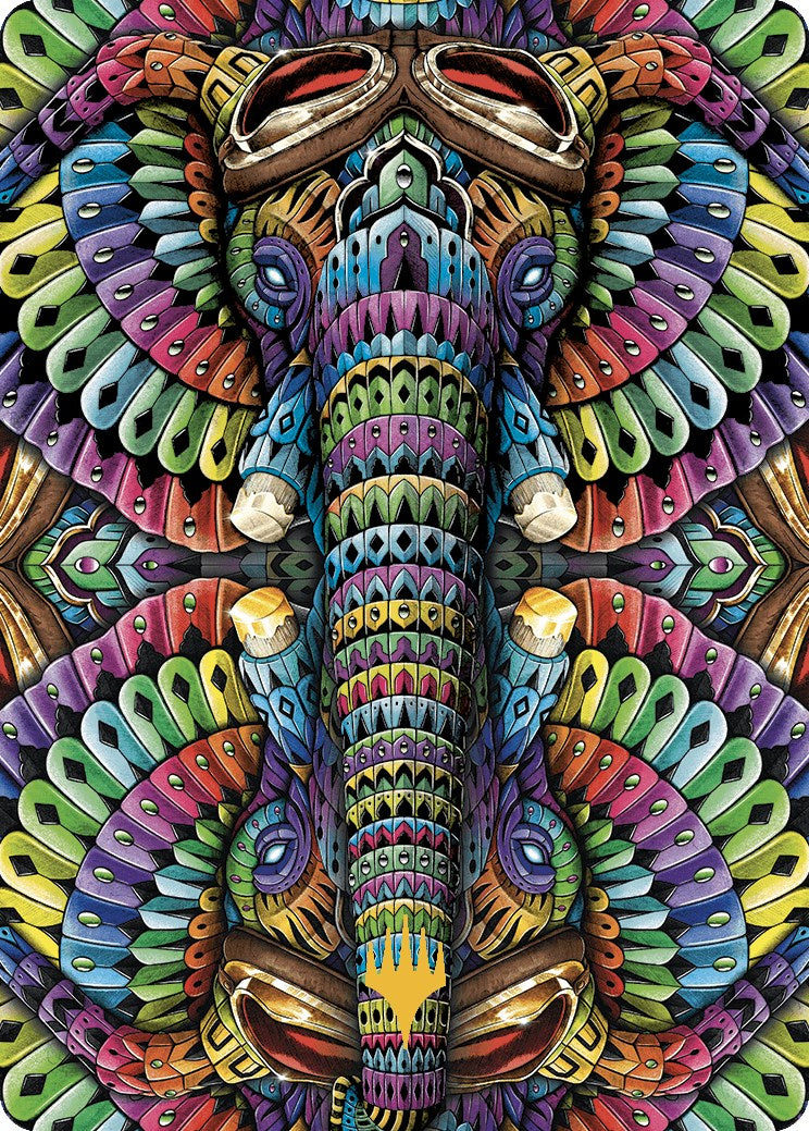 Quintorius Kand Art Card (51/81) (Gold-Stamped Planeswalker Symbol) [The Lost Caverns of Ixalan Art Series] | Good Games Adelaide SA