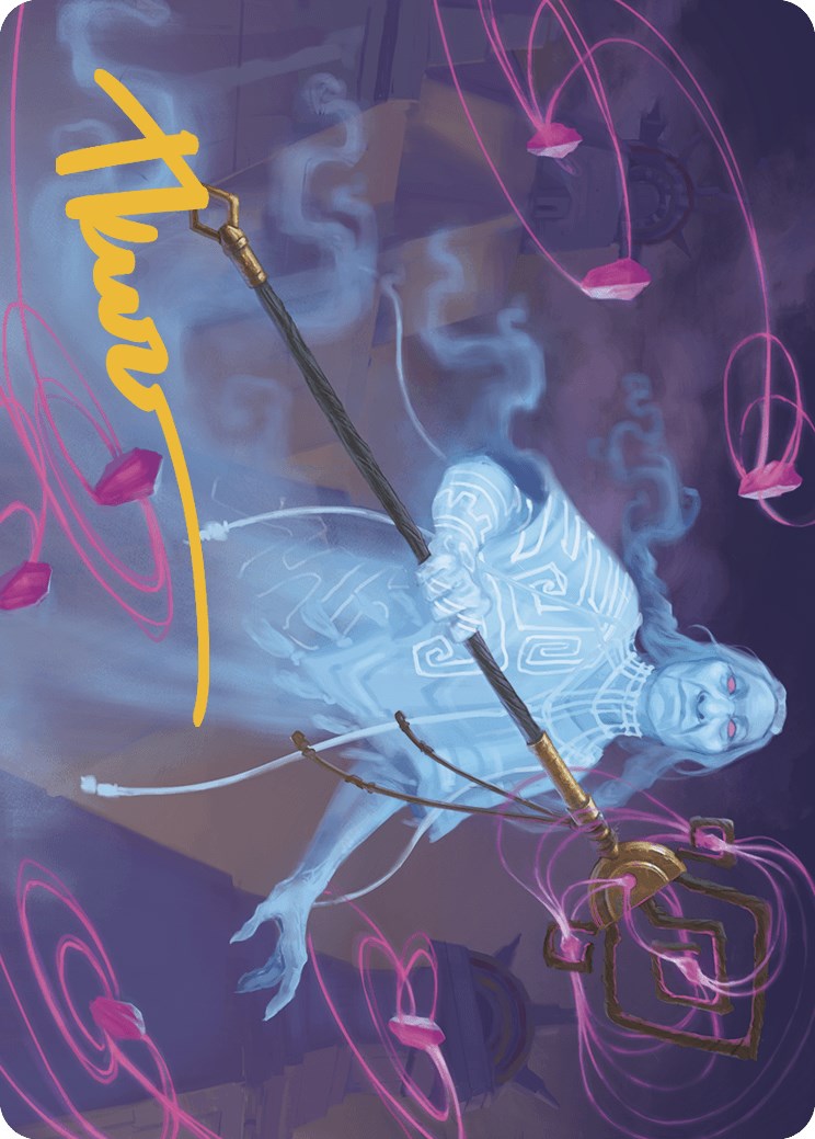 Didact Echo Art Card (Gold-Stamped Signature) [The Lost Caverns of Ixalan Art Series] | Good Games Adelaide SA