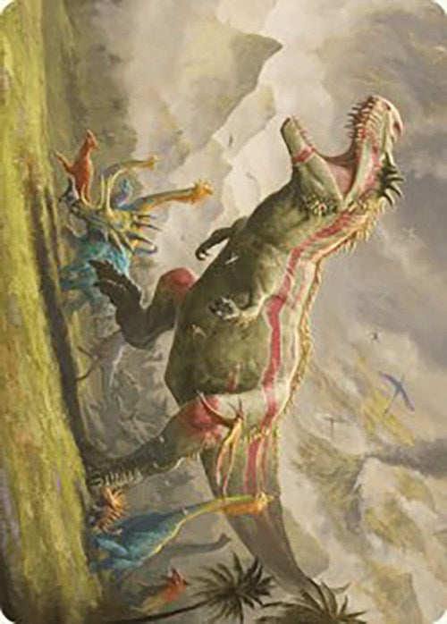 Ghalta, Stampede Tyrant Art Card [The Lost Caverns of Ixalan Art Series] | Good Games Adelaide SA