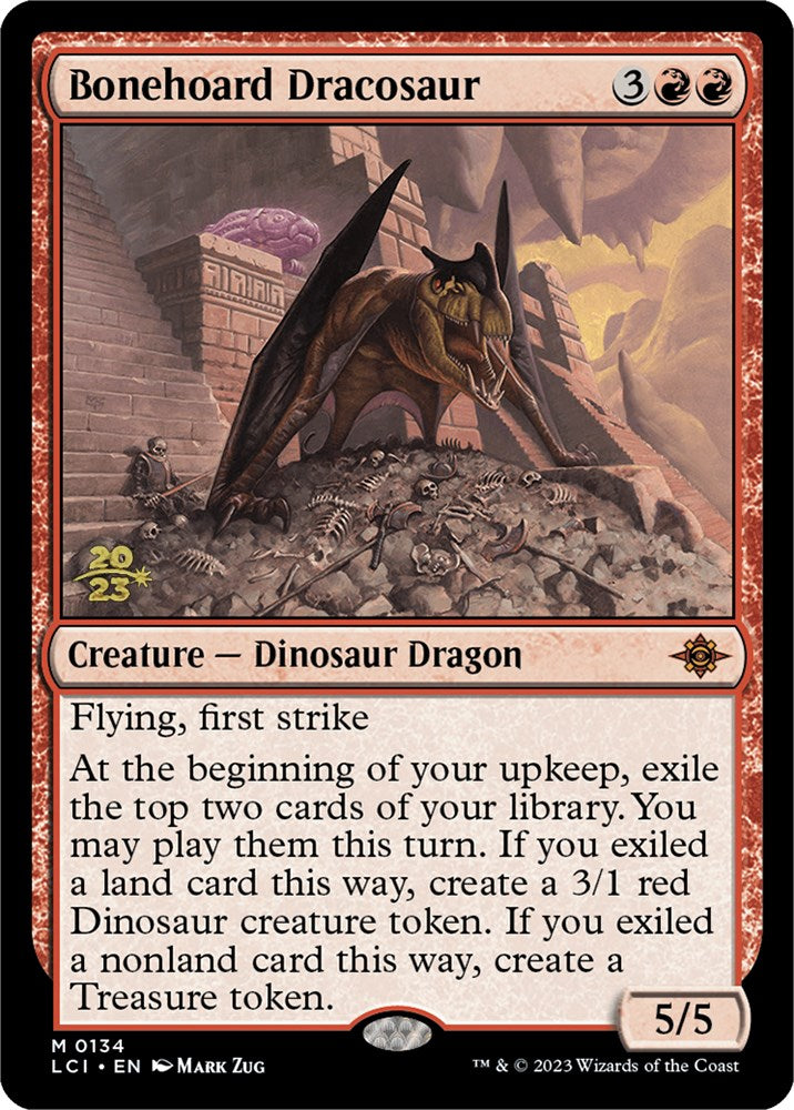 Bonehoard Dracosaur [The Lost Caverns of Ixalan Prerelease Cards] | Good Games Adelaide SA
