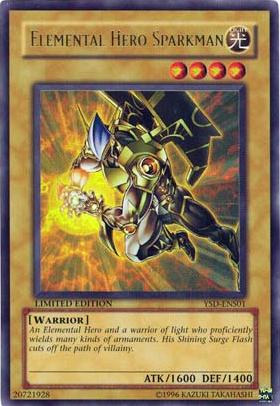 Elemental HERO Sparkman [YSD-ENS01] Ultra Rare | Good Games Adelaide SA