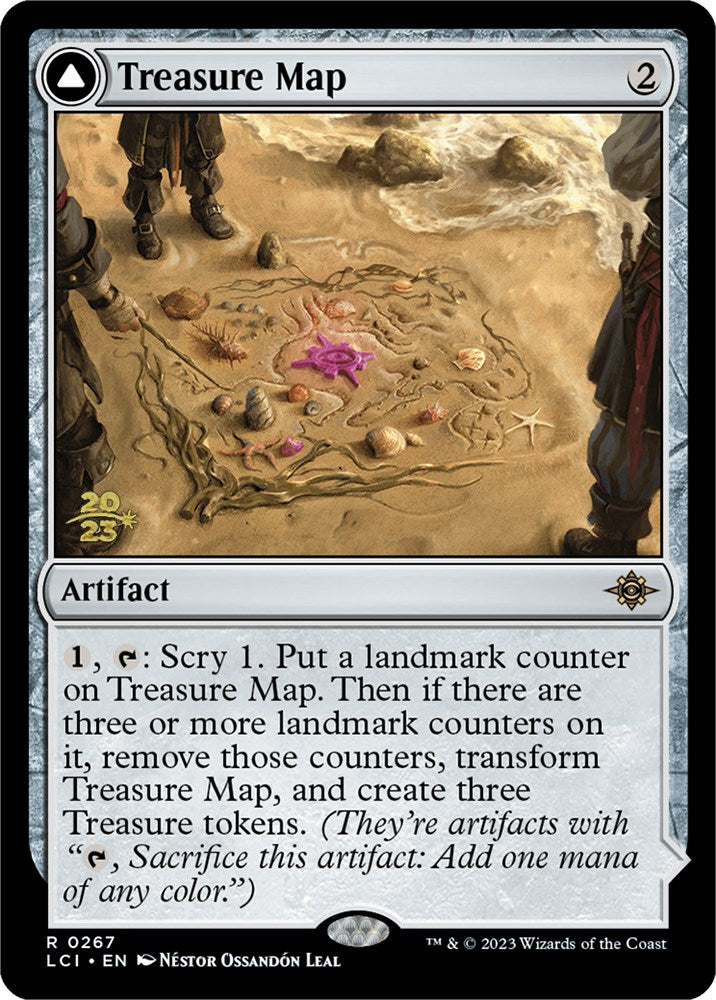 Treasure Map // Treasure Cove [The Lost Caverns of Ixalan Prerelease Cards] | Good Games Adelaide SA