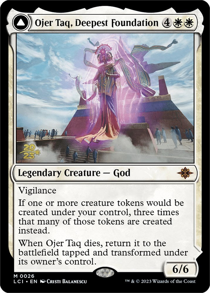 Ojer Taq, Deepest Foundation // Temple of Civilization [The Lost Caverns of Ixalan Prerelease Cards] | Good Games Adelaide SA