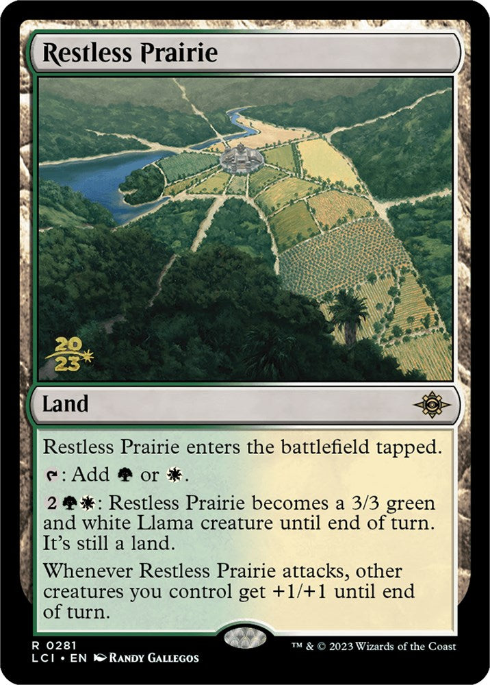 Restless Prairie [The Lost Caverns of Ixalan Prerelease Cards] | Good Games Adelaide SA